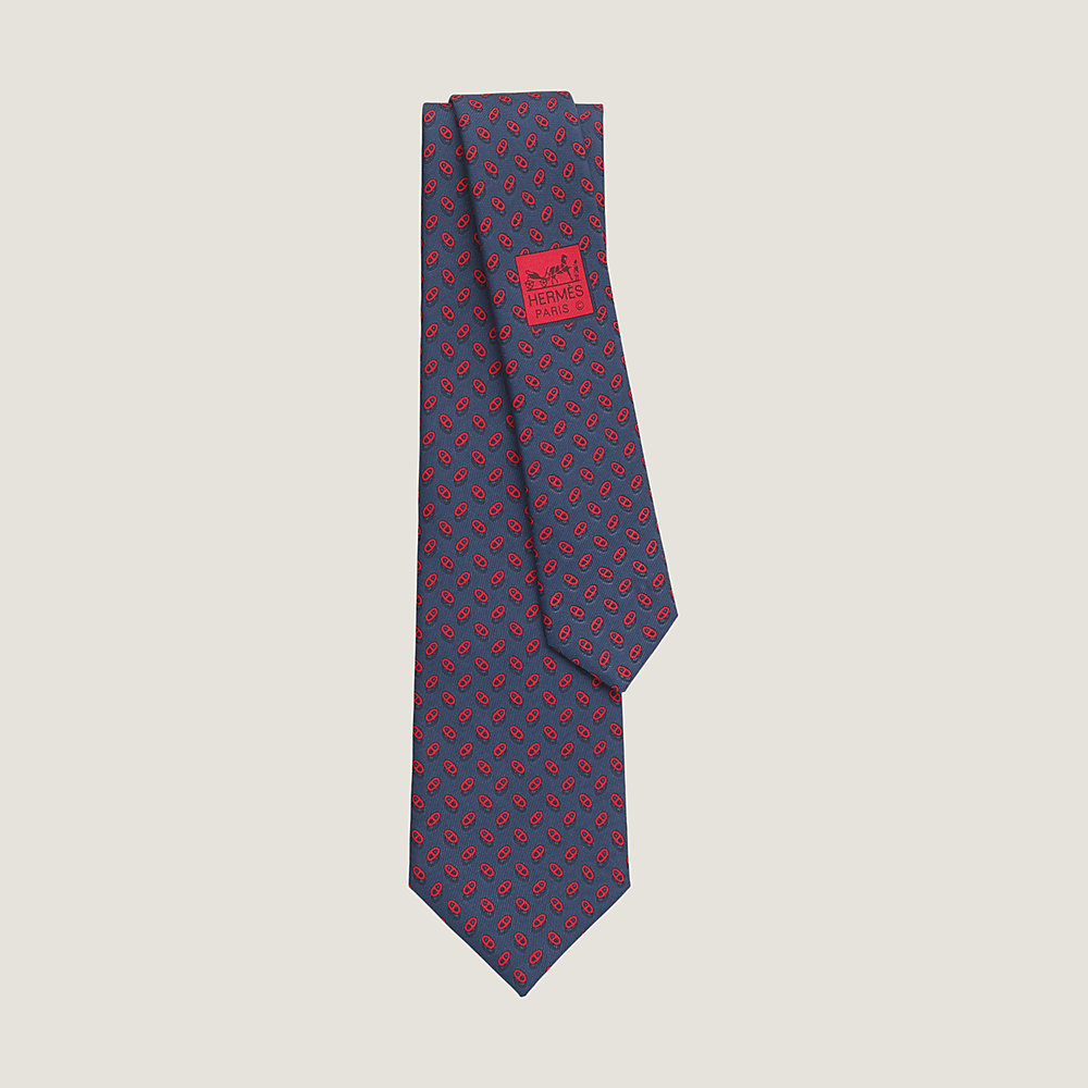 Tie 7 Maillon Shadow tie | Hermès Singapore